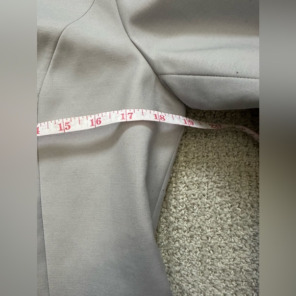 Long Tall Sally Blazer, Silver Gray, size 10 - Picture 6 of 11
